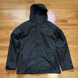 Columbia Interchange Thermal Coil Coat Grey Size Small